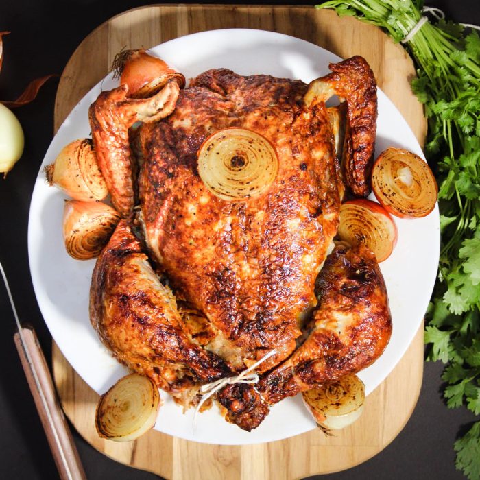 Frango com cebola