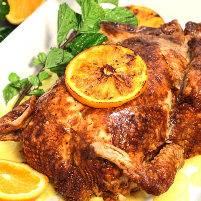 Frango com laranja